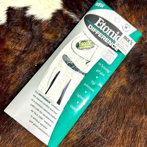 Etonic Men’s Cadet Medium Left Handed Golf Glove. NWT From Dicks Sporting Goods